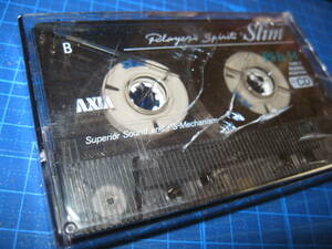 使用済み 中古　 カセットテープ　富士AXIA　PS-1s54　Type1 ノーマル　54分 1本 爪あり　No.721　ケース割れ