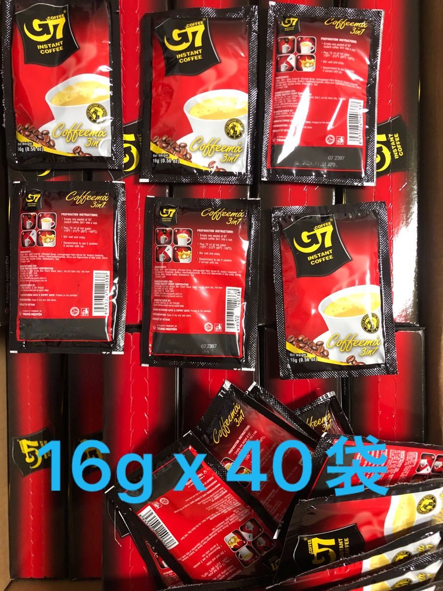 上品 G 7ベトナムコーヒー カフェオレ 正規品 20個×5箱 tdh