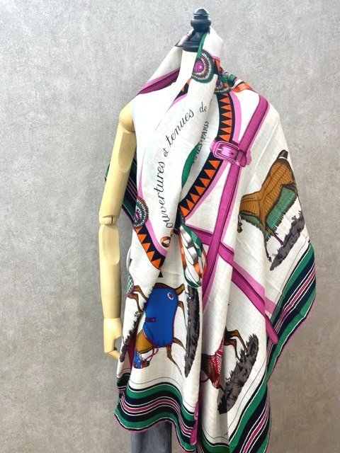 ヤフオク! -「エルメス カシミア シルク ストール」(エルメス)の中古品 ...