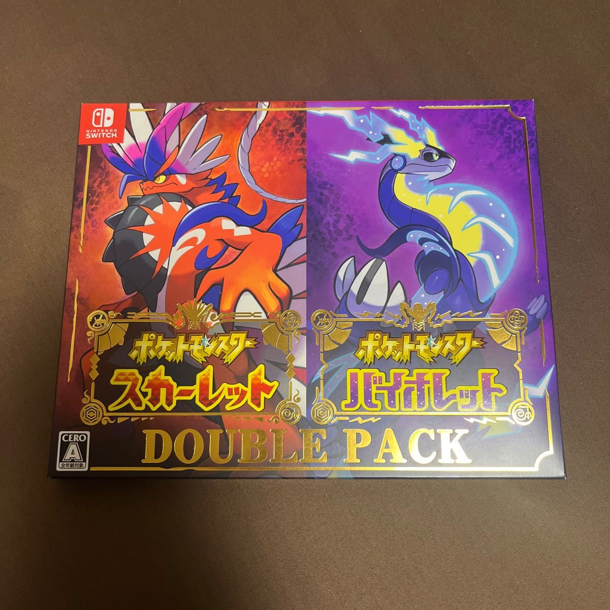 紫③ ポケモンスカーレットバイオレット ダブルパック ピカチュウ
