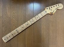 [GP]Fender Japan フェンダー・ジャパン ST72 ストラトキャスターから取り外した純正品ネック Maple1-piece ラージヘッド スキャロップ加工_画像1
