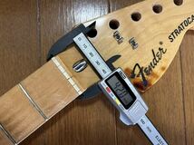 [GP]Fender Japan フェンダー・ジャパン ST72 ストラトキャスターから取り外した純正品ネック Maple1-piece ラージヘッド スキャロップ加工_画像3