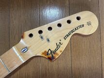 [GP]Fender Japan フェンダー・ジャパン ST72 ストラトキャスターから取り外した純正品ネック Maple1-piece ラージヘッド スキャロップ加工_画像2