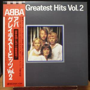 【SR839】ABBA「Greatest Hits Vol.2 (グレイテスト・ヒッツVol.2)」, 79 JPN(帯) 初回盤　★ユーロポップ/ディスコ