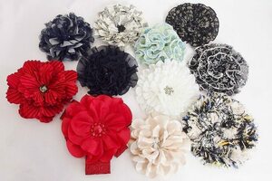  corsage flower various set 11 point red other 