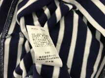 美品本物オーチバルORCIVALオーシバルコットンボーダー柄長袖TシャツロンTメンズワークミリタリーアメカジビジネススーツ紺ネイビー白1XS_画像7