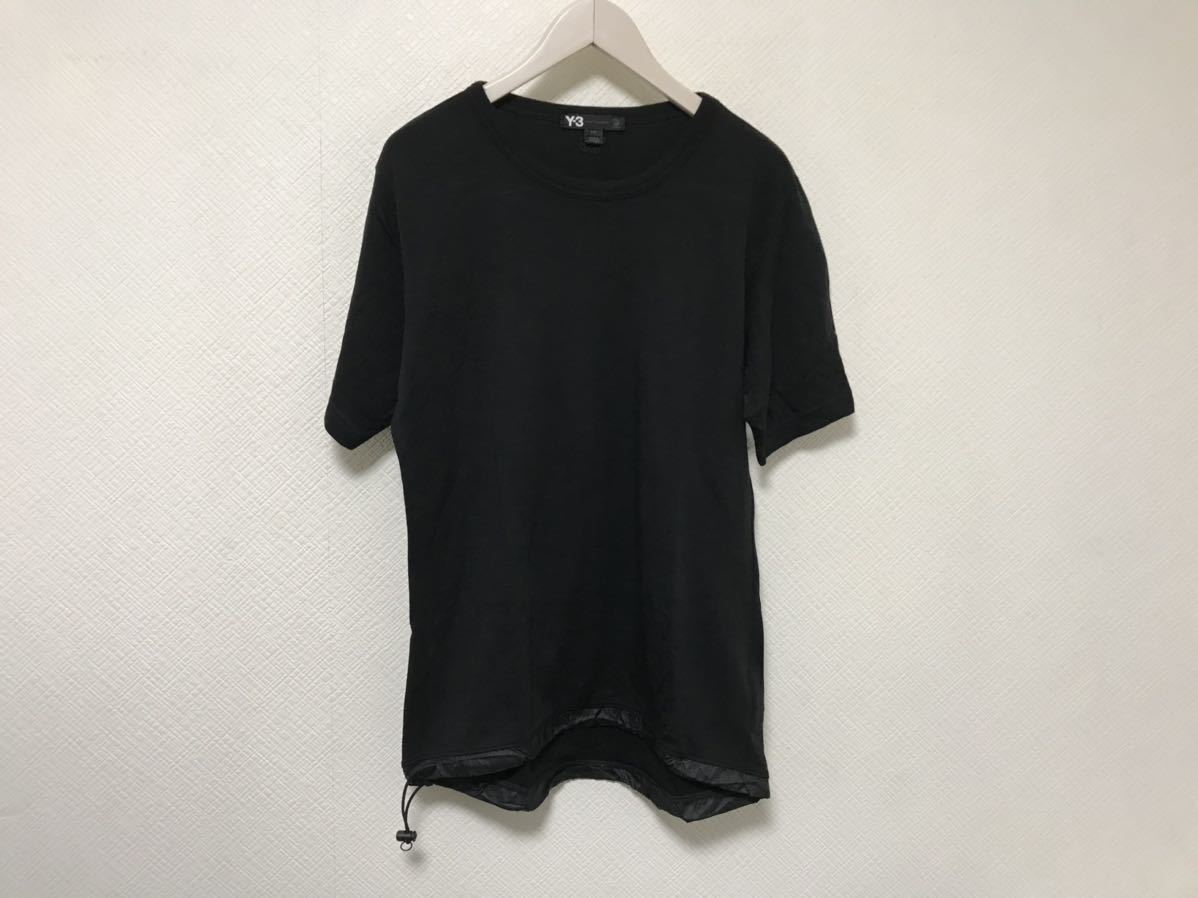 Y-3 ワイスリー ウール カーディガン 胸ロゴ刺繍 3ストライプ Sサイズ