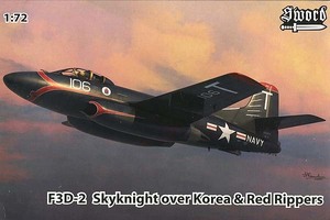 スウォード SW72094S 1/72 F3D-2 スカイナイト VF-11/VMF(N)513