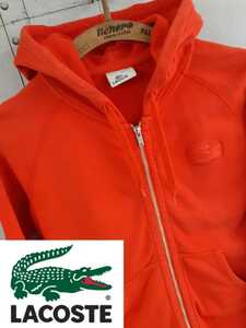 РАСПРОДАЖА! Распроданный! Big Croco Lacoste Vintage вымыл Parker Lacoste Vintage