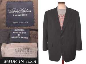 80s ビンテージ Brooks Brothers ブレザー USA アメリカ製 テーラー blazer ジャケット VINTAGE 東海岸 IVYスタイル Brooks プレッピー