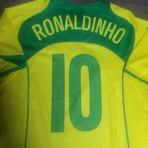 値下げ交渉 2004-05年 ブラジル代表 ロナウジーニョ NIKE MADE IN BRAZIL 検/BRASIL SELECAO R10 RONALDINHO WORLD CUP ワールドカップ Y2K