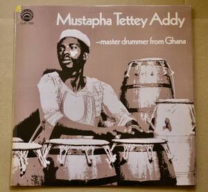 LP★Mustapha Tettey Addy / Master Drummer From Ghana 名盤 アフリカン・パーカッション トーキングドラム LLST-7250 1972年 