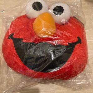 エルモ クッキーモンスター クッション 表裏