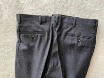 美品 春夏 RALPH LAUREN size34 イタリア製ウールスラックス グレンチェック グレー メンズ パンツ ラルフローレン_画像3