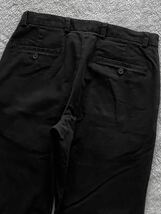 Brooks Brothers size32/32 ブラックコットンパンツ メンズ 黒 ブルックスブラザーズ 秋冬_画像4