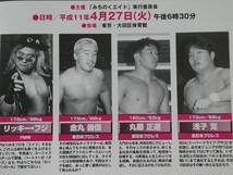 みちのくプロレス1999年パンフレット　グレート・サスケ、新崎人生、タイガーマスク、クレイジーMAX、マグナムTOKYO、チャパリータASARI_画像8