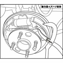 ブレーキシュー スプリングプライヤー ブレーキスプリングツール ドラムブレーキ シューリターンスプリング 脱着 工具 プライヤー 1年保証_画像2