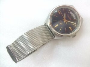 デッドストック未使用品70sシチズンセブンスターV2青系ダイヤル自動巻腕時計　W518