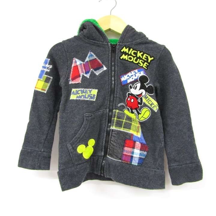 50%OFF!グレー ミッキー パーカー 耳つきフード ディズニー トレーナー パーカー グレー ミッキー パーカー 耳つきフード ディズニー トレーナー