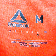 リーボック 半袖Ｔシャツ ロゴ ラウンドネック 無地 トップス スポーツ メンズ Mサイズ レッド Reebok_画像2