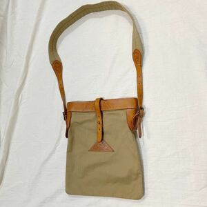 12AW NEIGHBORHOOD ネイバーフッド BUCKET / C-MARKET BAG ショルダーバッグ メンズ カバン ヘリンボーン