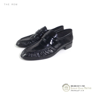 ザ・ロウ （The Row） Soft Loafer イール ローファー ＃38 シューズ 靴 F1280E17 ブラック（新品）