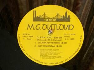 M.C. OUTLOUD!CLEAN AND SOBER US original 