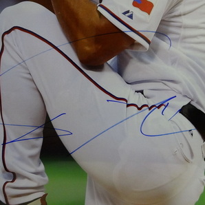 16 Yu DARVISH ダルビッシュ 有 直筆サイン入り特大写真 額装済 直筆サイン MLB 【送料無料】の画像4