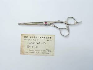 Bランク【SCISSORS JAPAN シザーズジャパン】 EVKP60i1110 N シザー 美容師・理容師 6.0 右利き 研ぎ・メンテナンス済み【中古】:H-5479