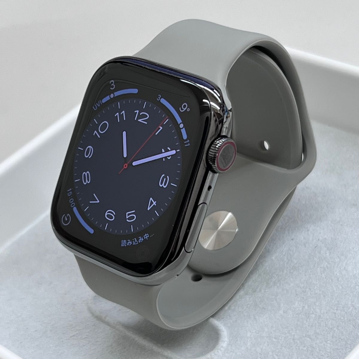 大人女性の Apple Watch 4 44mm 黒 セルラー ステンレス アップル