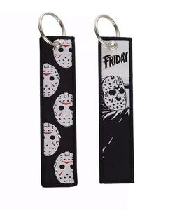  new goods unused Friday the 13th Jayson embroidery key holder 