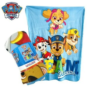 パウパトロール フリース ブランケット 15877 パウパト グッズ ひざかけ 毛布 薄手 paw patrol 犬 DOG キャラクター 子供 キッズ 雑貨