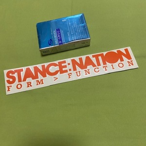 絶版！初期物！STANCE:NATION 抜きステッカー オレンジ　USDM スタンスネイション