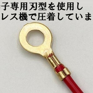 【2sq AWG14 3m バッ直コード パワーケーブル】 送料込 サブウーファー 電源延長 15A平型ヒューズ付き 大容量電源取出しコードの画像8