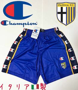 新品 デッドストック★パルマ PARMA ハーフパンツ ショートパンツ ユニフォーム 中田英寿 champion チャンピオン イタリア製 shorts