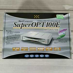 412y0318★マイクロリサーチ NetGenesis SuperOPT100E (100Mbps対応ブロードバンドルータ) MR-OPT100E