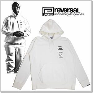 リバーサル reversal MULTI LOGO BACK FLEECE HOODIE rv22aw204-WHITE-L スウェット パーカー プルオーバー