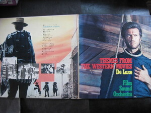 *LP sound * truck because of western movie .. collection THEMES FROM THE WESTERN MOVIES COLUMBIA JDX-63 *