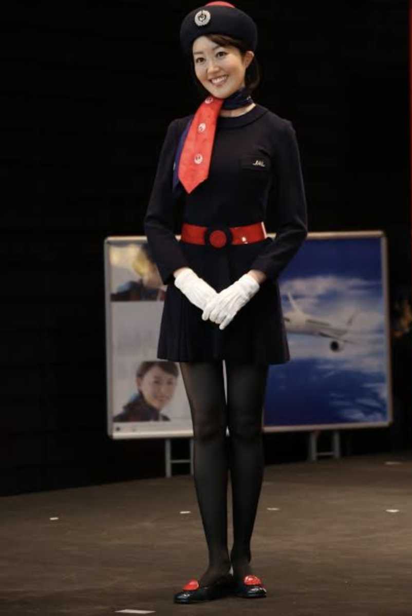 JAL制服 5代目 制帽 帽子 Mサイズ CA制服 ヒツジヤ 日本航空 JAL 制服