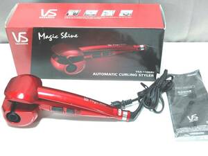 VIDAL SASSOON Vidal Sassoon Magic car in auto Karl iron VSA-1100/RJ red hair iron 2015 year made operation verification settled 