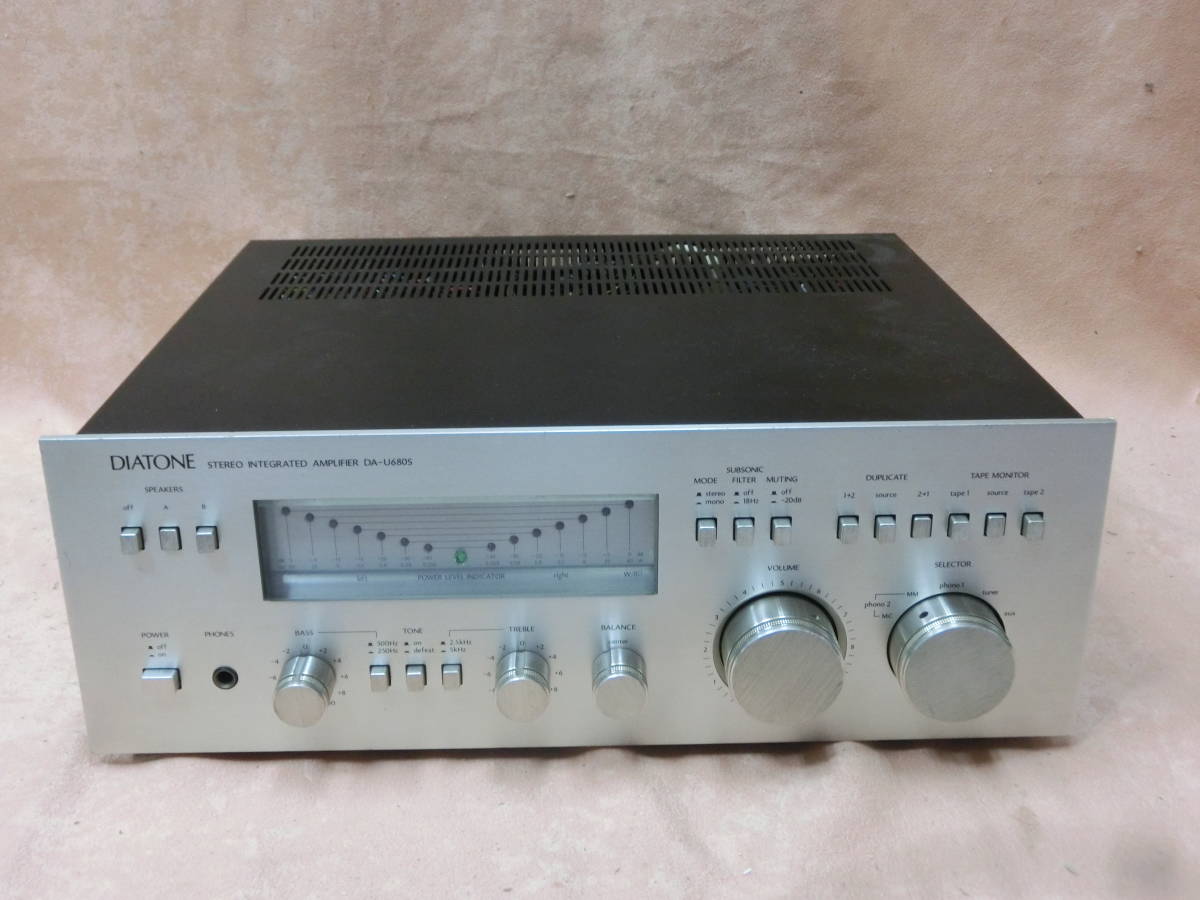 DIATONE ダイヤトーン DA-A600 ステレオ パワーアンプ www