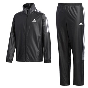 [KCM]Z-adi-49-2s-140* выставленный товар *[adidas/ Adidas ] Junior ветровка верх и низ в комплекте обратная сторона ворсистый FYQ44-EC9202 черный 140