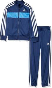 [KCM]Z-adi-18-2s-150* exhibition goods *[adidas/ Adidas ] Junior jersey top and bottom set FTN25-FM5723 Tec indigo / blue 150