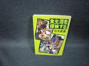 食生活を探検する　石毛直道　文春文庫　日焼け強/GDR