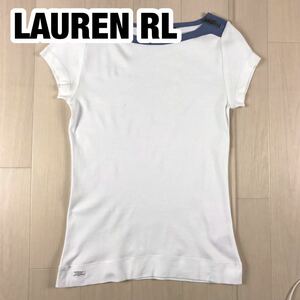 LAUREN RALPH LAUREN ローレン ラルフ ローレン 半袖シャツ S ホワイト