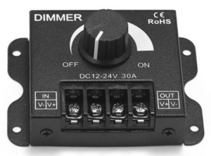 DC12V-24V30A LED light dimmer brightness controller!