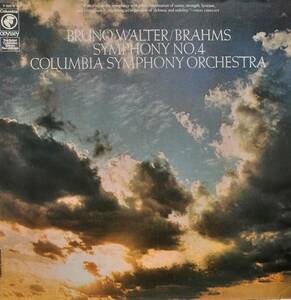 輸入LP盤 ブルーノ・ワルター/Columbia Sym 　Brahms 交響曲4番 Op98