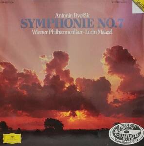 輸入LP盤 ロリン・マゼール/Wiener Phil 　Dvorak 交響曲7番 Op70