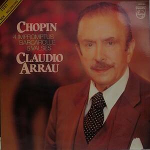 輸入LP盤 クラウディオ・アラウ　Chopin 4つの即興曲 ,5つのワルツ & 舟歌