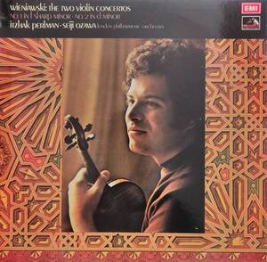 輸入LP盤 イツァーク・パールマン/小沢征爾/London Phil 　Wieniawski Violin協奏曲 1&2番